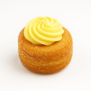Cronut crème pâtissière – Croissant-donut fondant