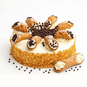 Gâteau Cannoli 9″ – Ricotta, chocolat & pistache