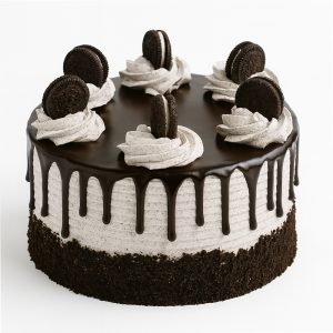 Gâteau Oreo 6″ – Chocolat & crème biscuitée