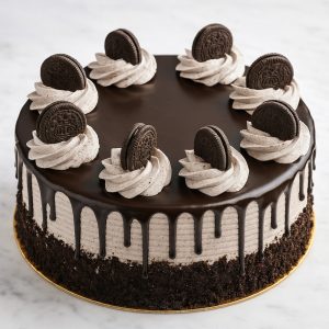 Gâteau Oreo 9″ – Chocolat & crème ricotta Oreo