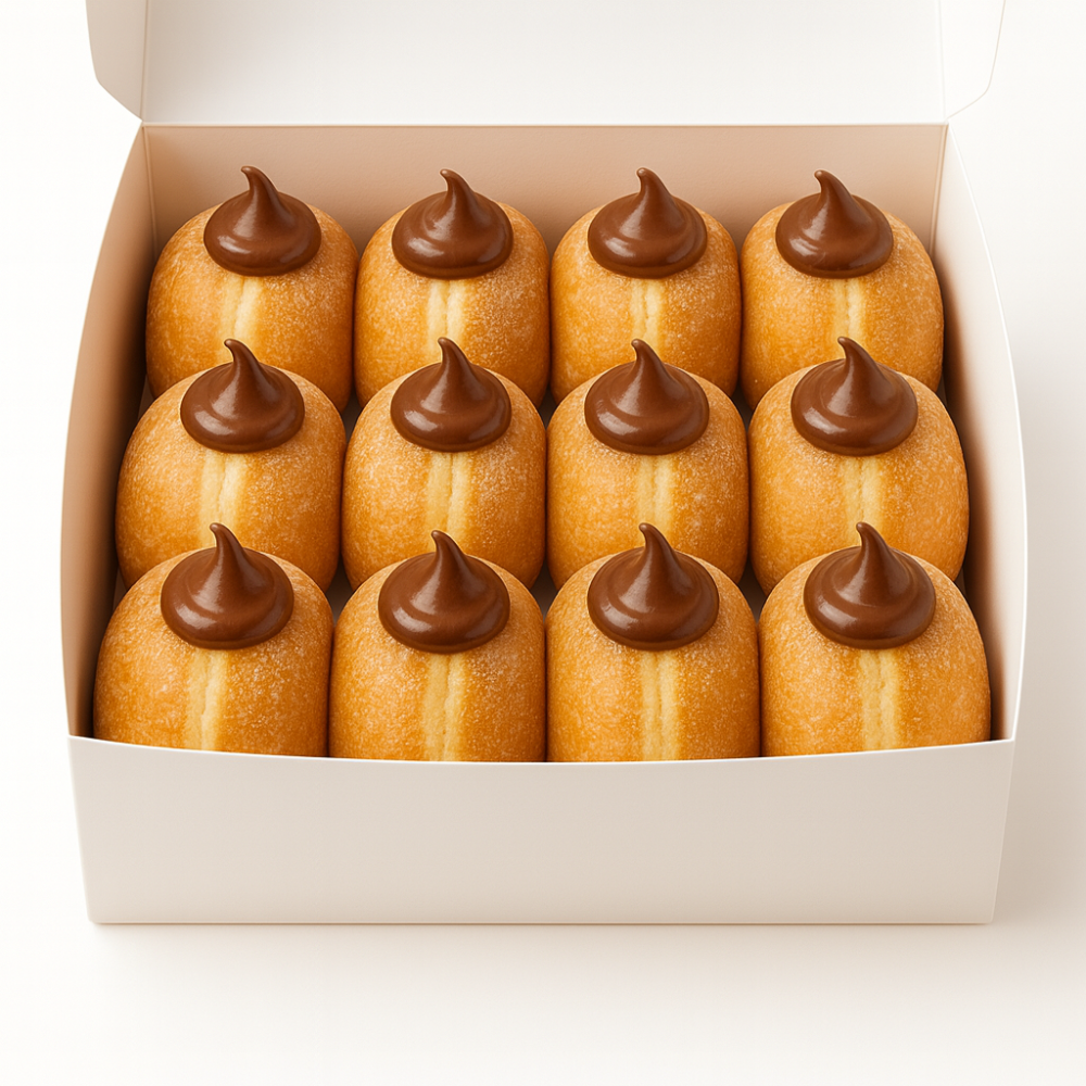 Bomboloni Nutella italiens – Douzaine artisanale (12x)-1