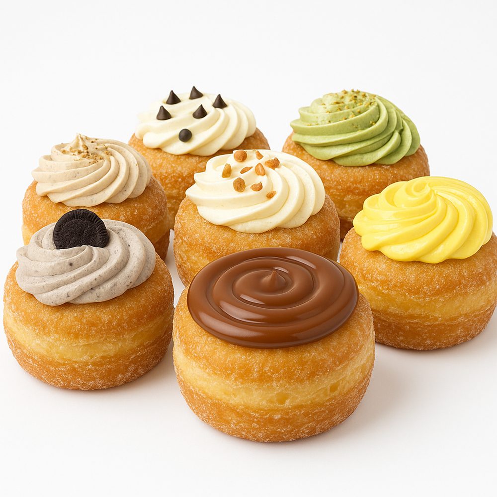 Cronuts-Mix-(12)-–-Pistache,-Nutella,-Oreo-&-plus