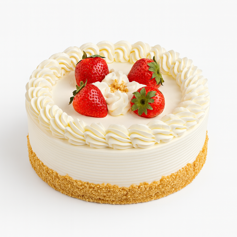 Gâteau Fraisier 9″ – Fraises fraîches & crème vanille