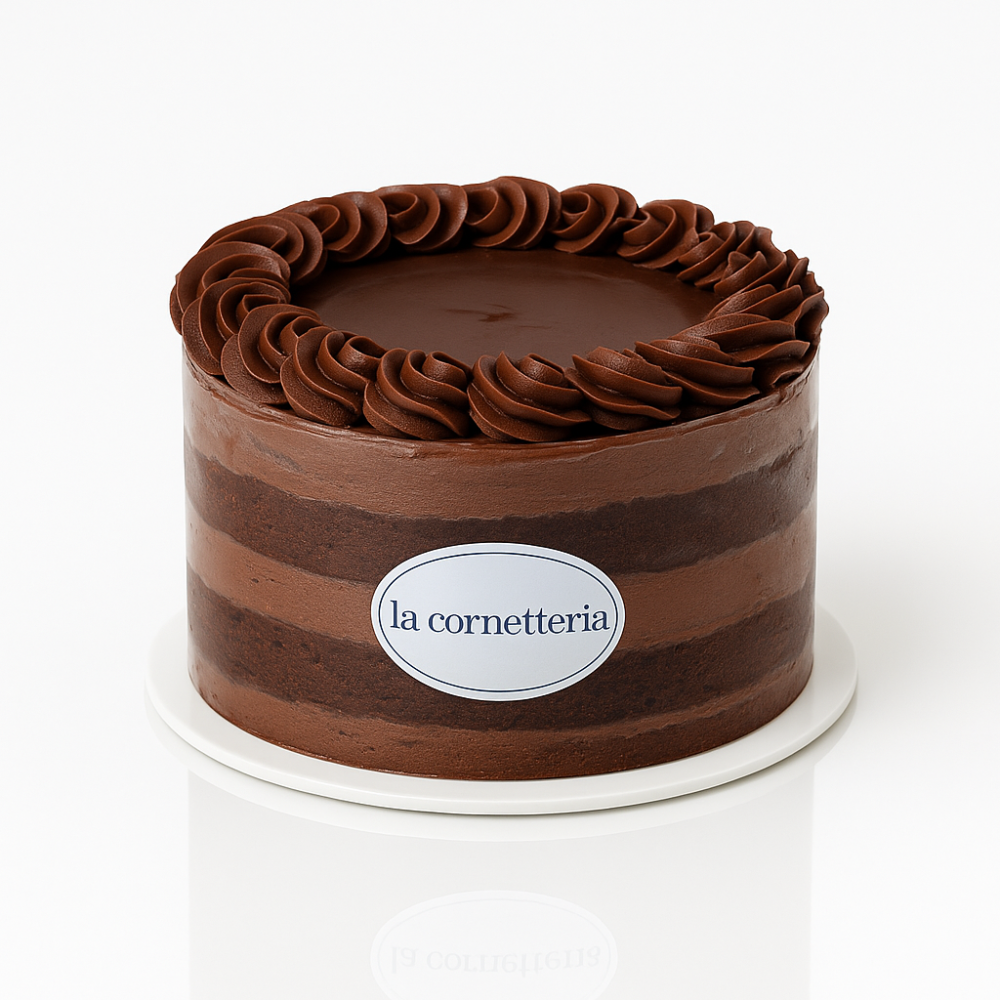 Gâteau au chocolat végan 6″ – sans œufs, riche & fondant