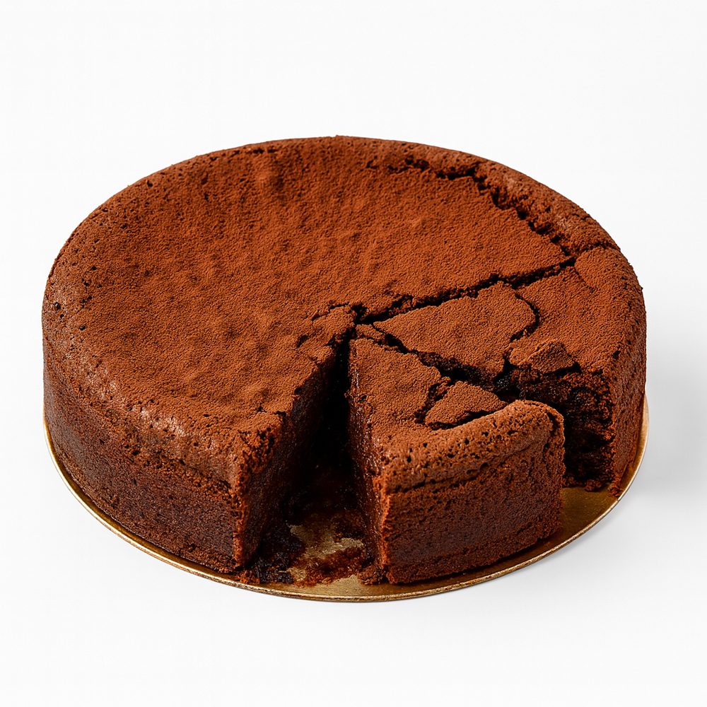 Torta-Caprese-9″-–-Gâteau-chocolat-&-amande-sans-farine